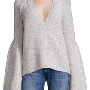 Free People Lovely Lines Bell Sleeve Sweater